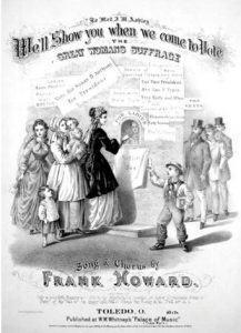 Suffrage Poster - History Program - Kelton House - Columbus Ohio