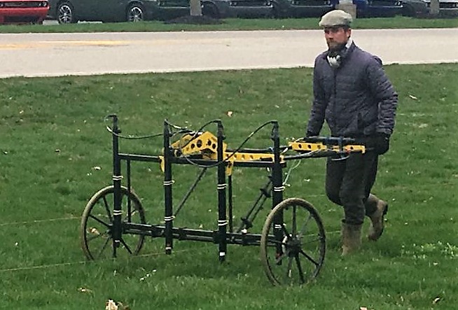 Ground Penetrating Radar - Ohio Valley Archaeolgy - Meeker -3D  Barn at Stratford