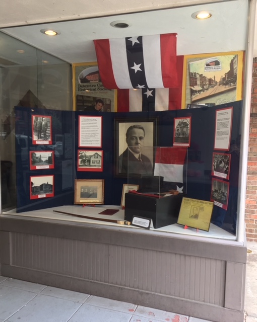 Frank B. Willis - History Display - The Hair Studio - Delaware County Historical Society - Delaware Ohio