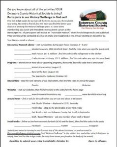 DCHS History Challenge - History Program - Delaware County Historical Society - Delaware Ohio