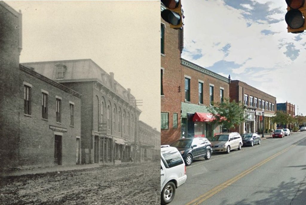 Then and Now East Winter Street - History Program - Delaware County Historical Society - Delaware Ohio