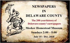 Newspapers in Delaware County - History Exhibit - Delaware County Historical Society - Delaware Ohio