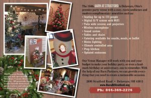 Holiday Party - The Barn at Stratford - Event Venue - Delaware Ohio