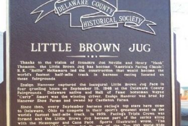 Little Brown Jug Historic Marker
