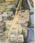 Stratford on Olentangy 1850 - Underground Railroad - Linda Wesner - Color Pencil Drawing Print