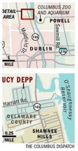 Lucy Depp - Columbus Dispatch - Map Showing Location