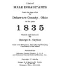 1835 Maile Inhabitants Delaware County Ohio