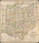 Ohio Map 1840 - Lewis Robinson & Co.