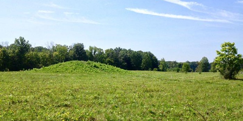 Archaeology Along the Olentangy - Adena Indian Mound at Highbanks Metropolitan park near the Olentangy River