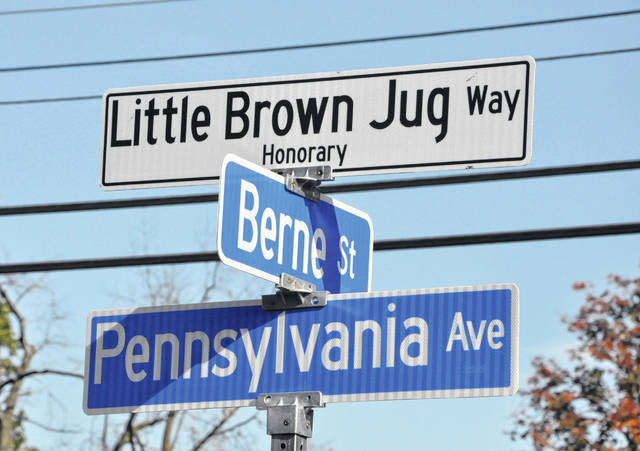 Little Brown Jug Way - Honorary Street Sign